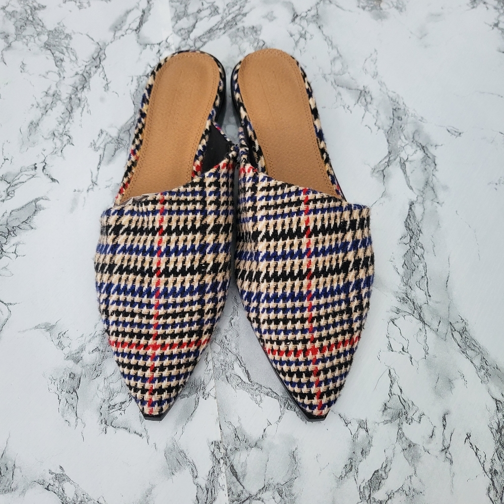 ASOS Plaid Mules Size 10